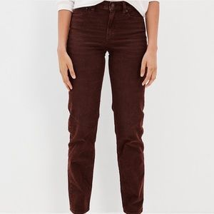 Corduroy Straight Jeans